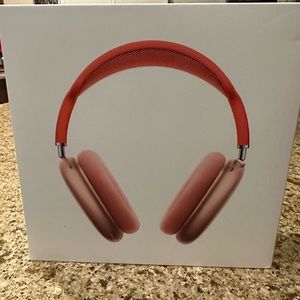 Apple AirPods Max Pink with Red headband. NEW